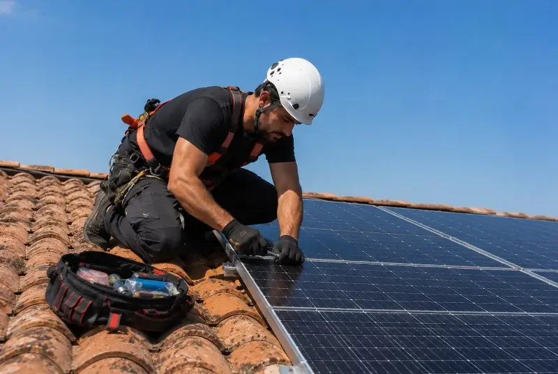 Maintenance et monitoring de panneaux solaires à Saint-Faust
